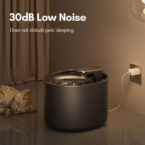 Fontaine à Eau Automatique Intelligente Pour Animaux De Compagnie, Faible Bruit, 3 L Pour Chats