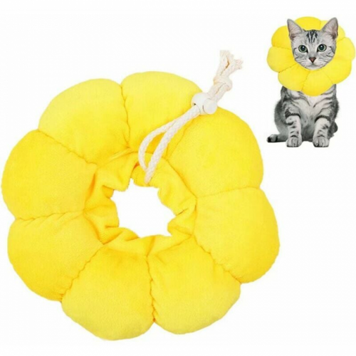 1 Pièce L Élisabéthain Collar, Collier De Récupération Pour Chat Collerette De Protection Ajustabl