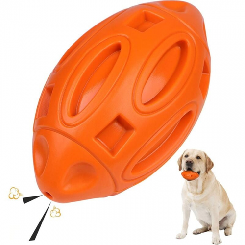 Jouet Chien Indestructible, Jouet à Mâcher Pour Chien Balle Sonore En Caoutchouc Jeux Pour Chien