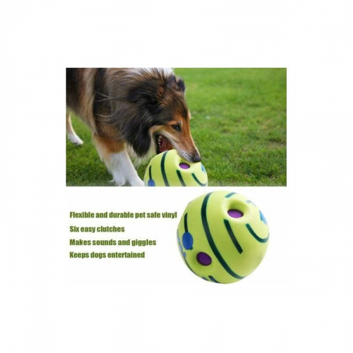 Glow - Balle Pour Chien Rebondissante Et Sonore -toutes Les Tailles D'espèce- Flexible