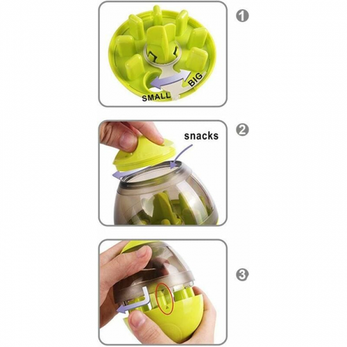 Vert-jouet Pour Chien, Distributeur De Croquettes Pour Chien Et Chat, Balle De Nourriture