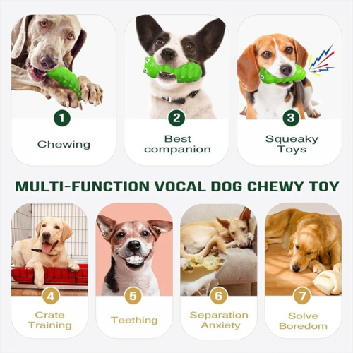 (161×73×73mm) Jouet Pour Chien, Jouet Chien Indestructible, Résistant à La Morsure Bâton De Nettoy