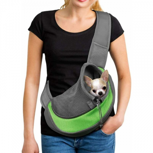 L Sac De Transport Portable Chien Sac Bandoulière Filet Respirant Pour Chien Et Chat Chiot Épaule