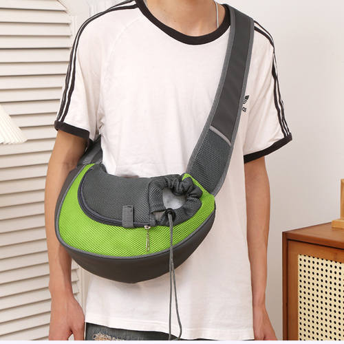 L Sac De Transport Portable Chien Sac Bandoulière Filet Respirant Pour Chien Et Chat Chiot Épaule