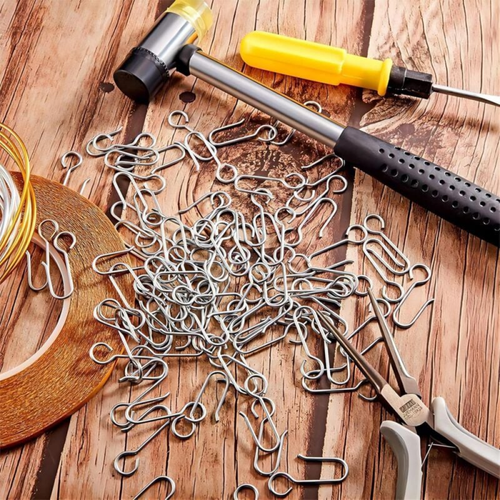 Crochets De Rideau En Métal, 20 Pièces Crochets De Planeur De Piste De Rideau De Douche En Acier