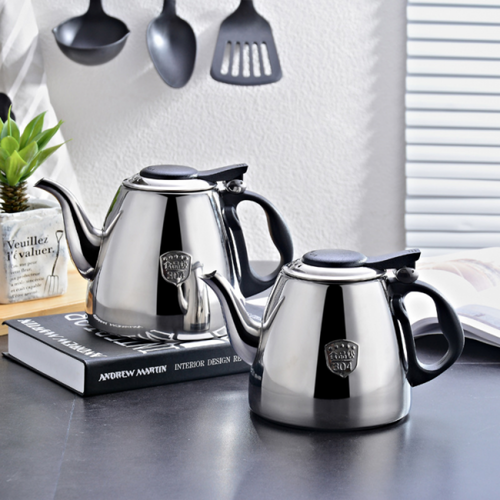 1.2l Théières Pour Cuisinière Induction Avec Poignée Résistante à La Chaleur Caféière En Acier