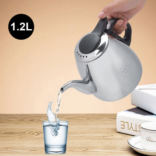 1.5l Théières Pour Cuisinière Induction Avec Poignée Résistante à La Chaleur Caféière En Acier