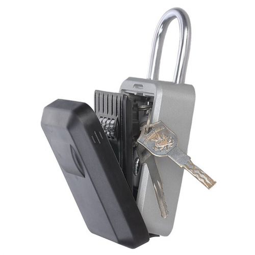 Noir   Boite à Clé Sécurisée Montage Mural Boite à Clef Avec Code Numérique à 4 Chiffres