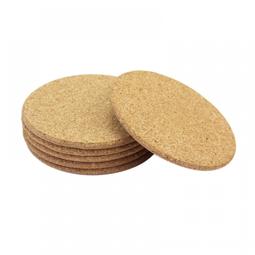 Sous-verres En Liège Naturel Ronds 16 Pièces Absorbant Respectueux De L'environnement Résistant