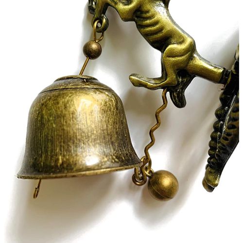 Carillon De Porte Magnétique Rétro En Métal Pour Intérieur Ou Extérieur Cheval
