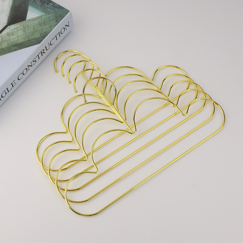 Lot De 3 Cintres Nuage Doré Plastique