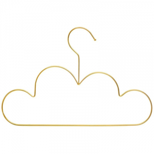 Lot De 3 Cintres Nuage Doré Plastique