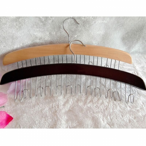 Robe Stockage Cintre 12 Crochets Bois Multifonctionnel En Bois Ceinture Cintre Ceintures Support