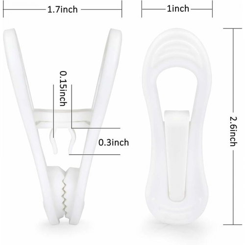 24pcs Pince à Cintre De Revêtement - Pince à Doigt De Serrage Forte Pour Cintre En Plastique