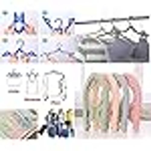 Lot De 4 Cintres Pliables De Voyage Avec Clips Cintres De Camping Cintres En Plastique