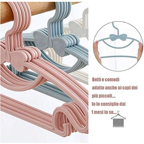 10 Pièces 29cm Cintres Pour Enfants, Cintres Vêtements Bébés, Durables Stockage Cintres Pour Enfa