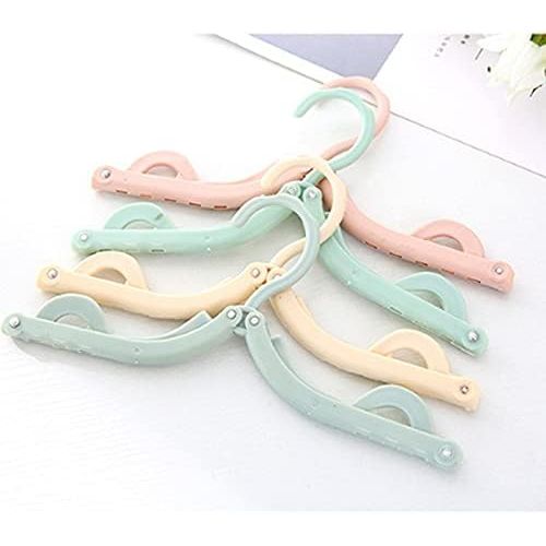 Lot De 12 Cintres De Voyage Portables Pliables En Plastique Pour Économiser De L'espace