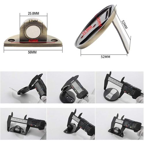 Laiton Jaune Butée De Porte Magnétique En Acier Inoxydable 304, Support De Porte De Bureau