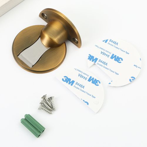 Laiton Jaune Butée De Porte Magnétique En Acier Inoxydable 304, Support De Porte De Bureau