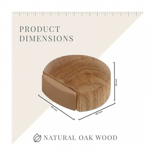 6 Pièces Arrêts De Portes - Butée De Porte Adhesive En Bois Pour Sol Et Parquet – Stop Porte Adhé