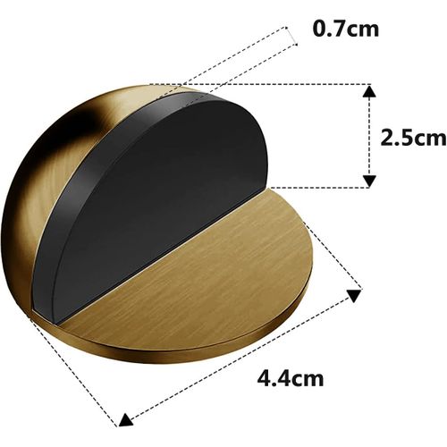 Arrêts De Portes, [lot De 4] Arrêts Et Butées De Porte En Acier Inoxydable Stop-porte Adhésif