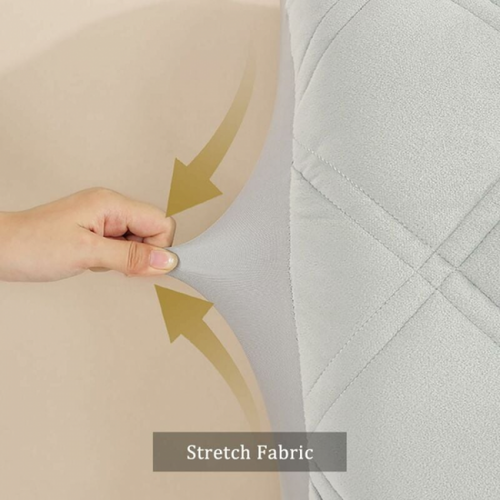 Blanc,180cm Housse Tete De Lit Universelle, Housse De Tête De Lit Extensible Doux, Housse De Prot