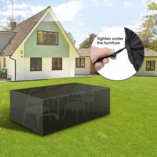 152x104x71cm,noir Housse Pour Salon De Jardin,toutes Dimensions,housse Pour Ensembles De Sièges