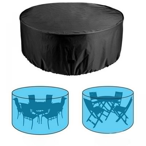 Noir 280x110cm Housse Table De Jardin Ronde Housse Protection Table Jardin Imperméable