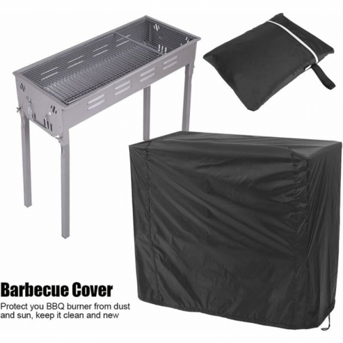 Noir, (80 X 66 X 100 Cm) Housse Pour Grill Au Charbon De Bois, Housse Imperméable Pour Grill Exté