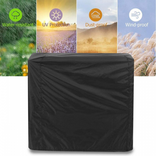 Noir, (90*63*70cm) Housse Pour Grill Au Charbon De Bois, Housse Imperméable Pour Grill Extérieur