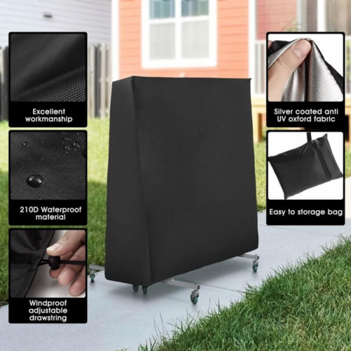 165*40*145cm Couverture De Table De Ping Pong,housse De Table De Ping Pong Tanche Pour Extérieur