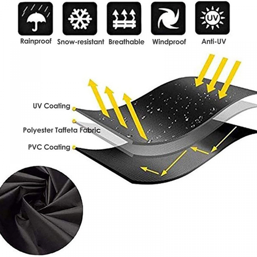 185x116x198cm Housse De Chaise Longue Suspendue En Tissu Oxford Pour Balancelle De Jardin