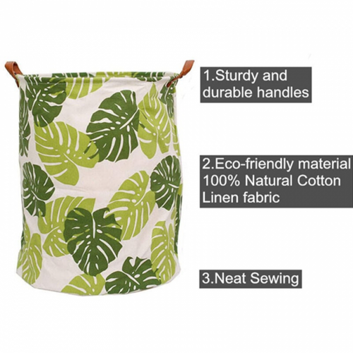 Panier à Linge Pliable Panier à Linge En Toile Avec Poignées Seau Pliable Pour Bacs De Rangement