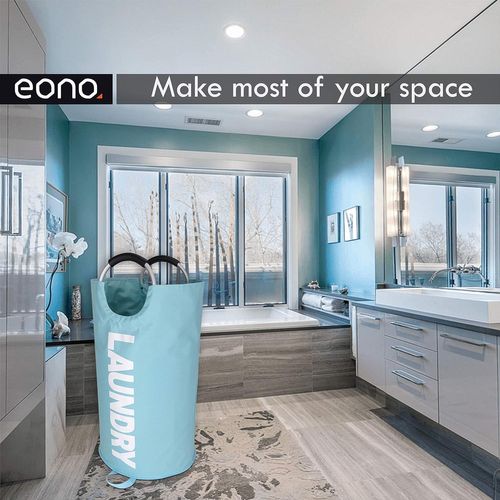 90l Paniers à Linge, Pliable Sac à Linge, Pliage Grande Capacité Corbeilles à Linge