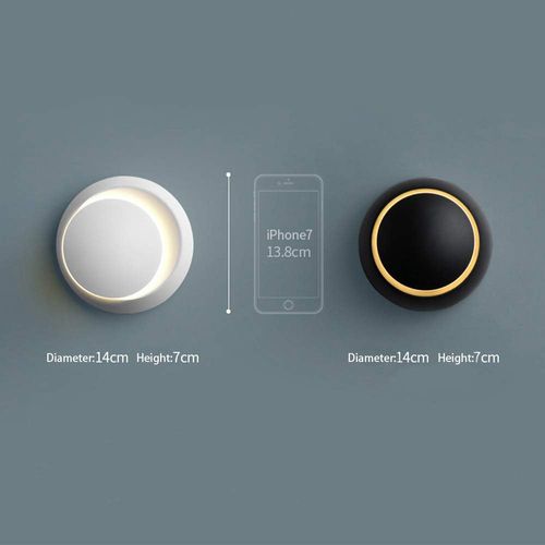 Blanc Appliques Murales Interieur Blanc Lampe Murale LED 5w Moderne Applique Murale Blanc Chaud