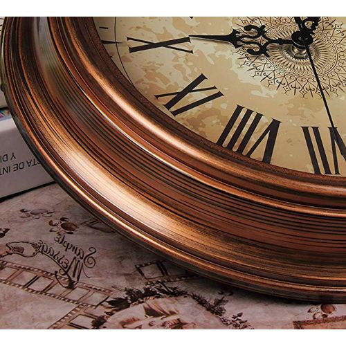 30cm Horloge Murale Silencieuse Vintage Pendules Murales Pour Le Salon Cuisine Chambre à Coucher