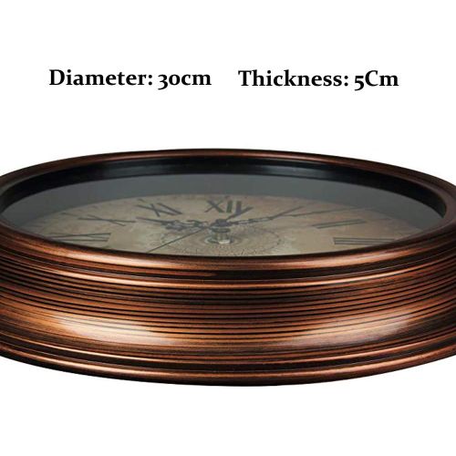 30cm Horloge Murale Silencieuse Vintage Pendules Murales Pour Le Salon Cuisine Chambre à Coucher