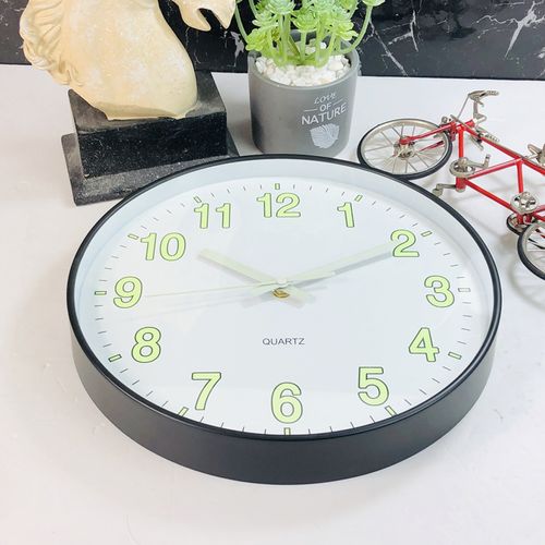 Horloge Digitale Murale Lumineuse 30cm Horloge Silencieuse