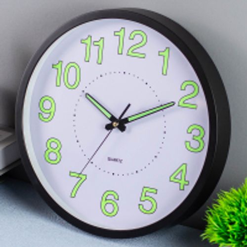 30cm - Horloge Murale Digitale Lumineuse Simple Et Moderne Horloge Silencieuse