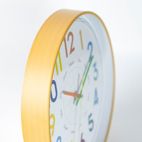 Horloge Murale De Sensibilisation Aux Couleurs Pour Enfants 30 Cm