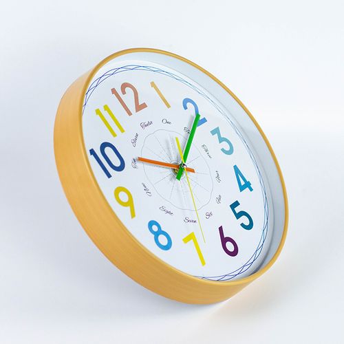 Horloge Murale De Sensibilisation Aux Couleurs Pour Enfants 30 Cm