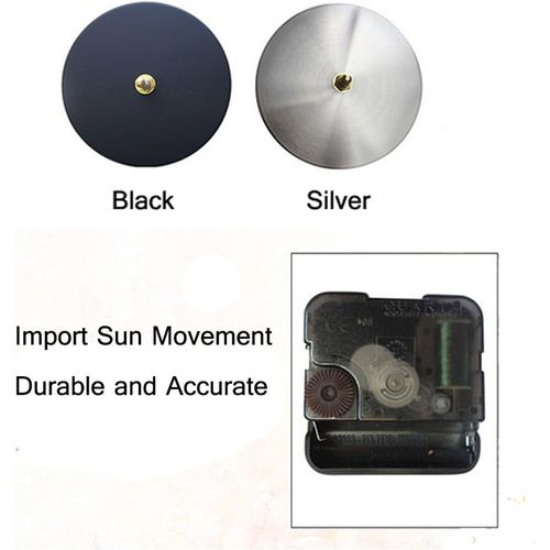 Noir Diy Grand Pendule Murale Chiffres Romains Big Montre Stickers 3d Horloge Montre Murale Home