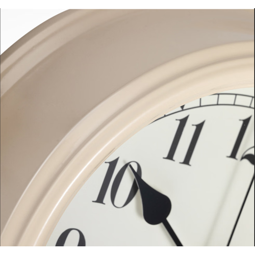 Lifestyle Morloge Murale22cm , Horloge En Fer Blanc, Horloge Murale Décorative, Nostalgie