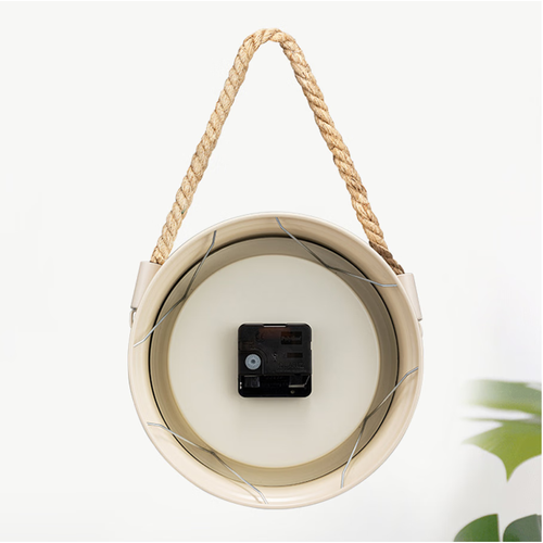 Lifestyle Morloge Murale22cm , Horloge En Fer Blanc, Horloge Murale Décorative, Nostalgie