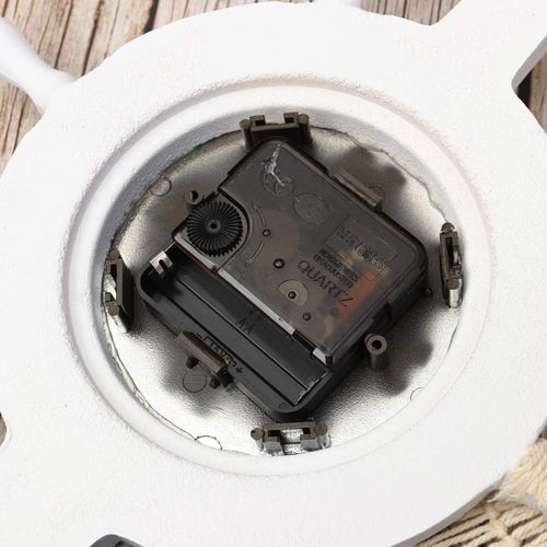 Nautique Ancre Horloge Murale Tenture Murale Ornement En Bois Bateau Bateau Volant Décor Mural