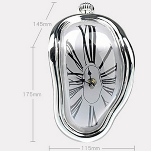 Horloge Torsadée à Angle Droit Siège Créatif Fondu Horloge Torsadée Amazon Roman Digital Digital