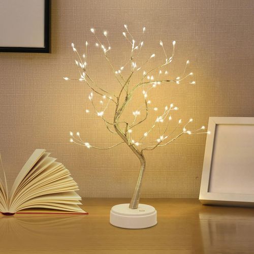 Lumières D'arbre à LED, Lumières D'arbre Blanc Chaud, Lumières D'arbre Réglables, 108 LED