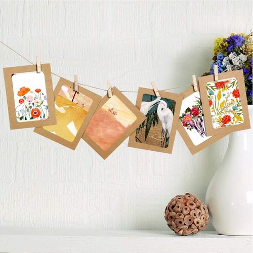 Cadre Photo En Papier 9x9.5 Kraft Cadres En Papier Photo 10 Cadres Bricolage En Carton