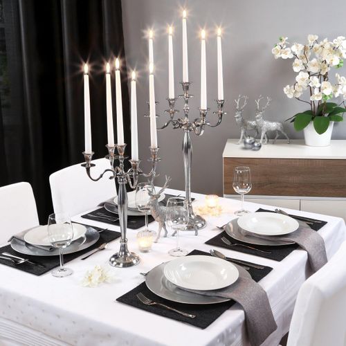 Chandeliers à 5 Bras - Argent