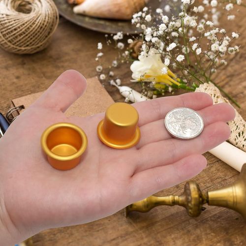 30 Pièces Mini Bougeoir(30pcs,doré),bougeoir En Métal,bougeoir En Métal Petit,support De Bougies